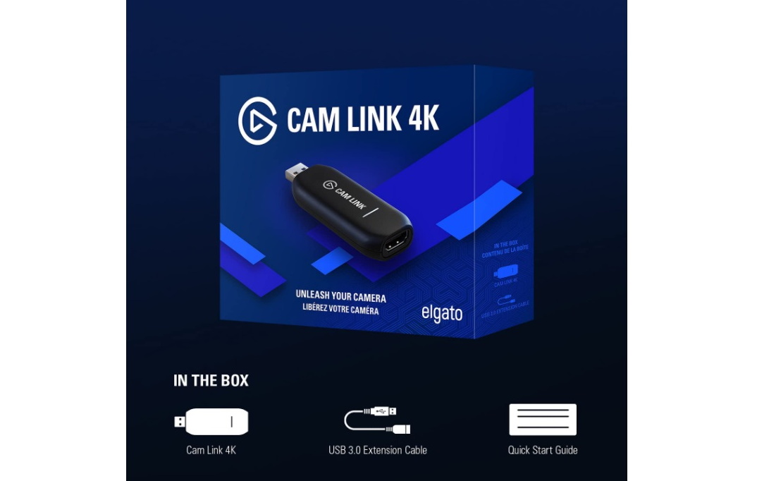 Пристрій відеозахоплення Elgato Cam Link 4K Black (10GAM9901)
