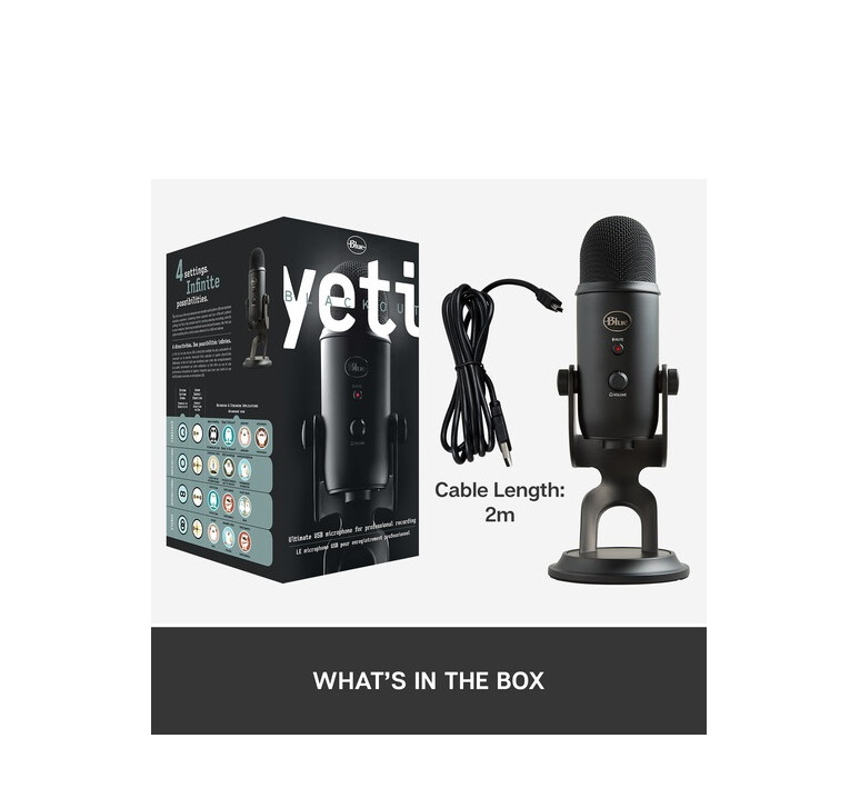 Мікрофон Blue Microphones Yeti Blackout