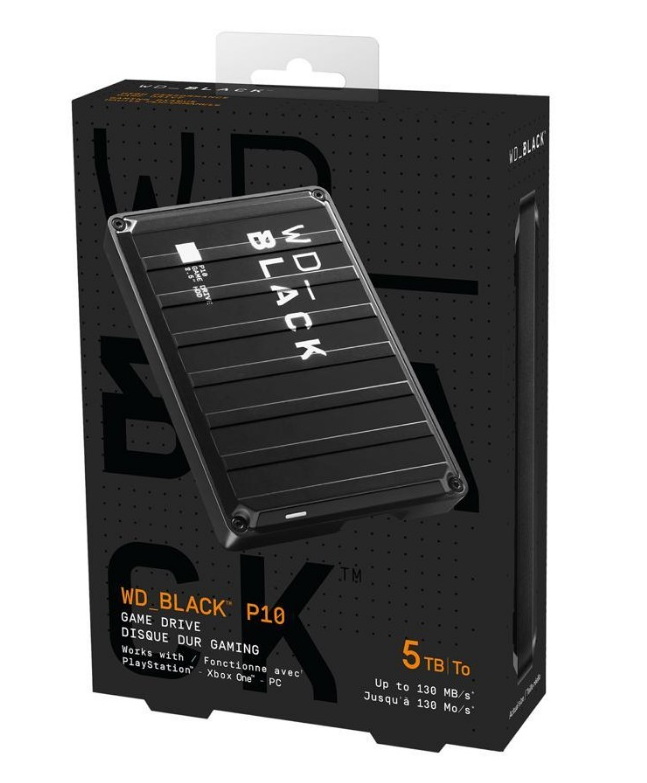 Жорсткий диск WD BLACK P10 Game Drive 5 TB (WDBA3A0050BBK-WESN)