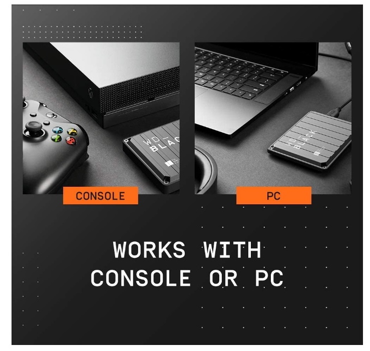 Жорсткий диск WD BLACK P10 Game Drive 5 TB (WDBA3A0050BBK-WESN)