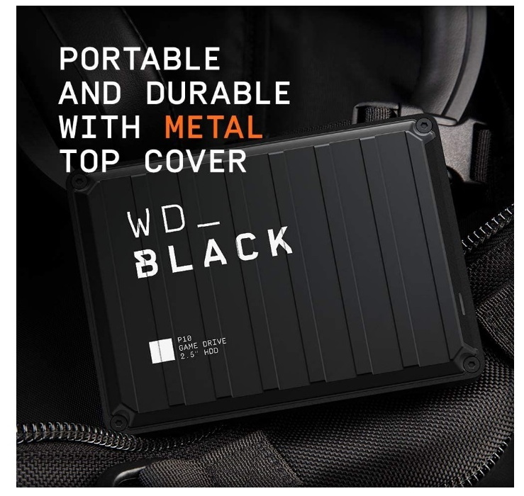 Жорсткий диск WD BLACK P10 Game Drive 5 TB (WDBA3A0050BBK-WESN)