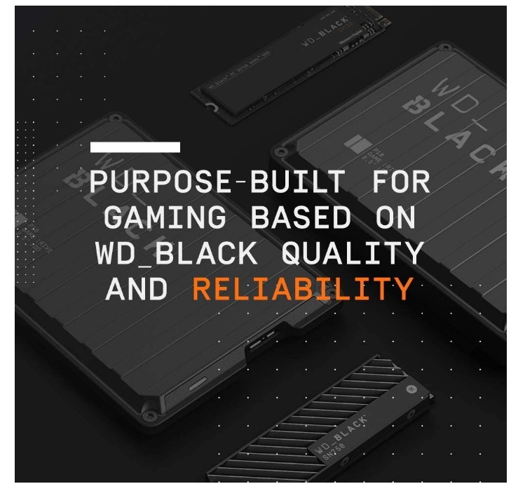 Жорсткий диск WD BLACK P10 Game Drive 5 TB (WDBA3A0050BBK-WESN)