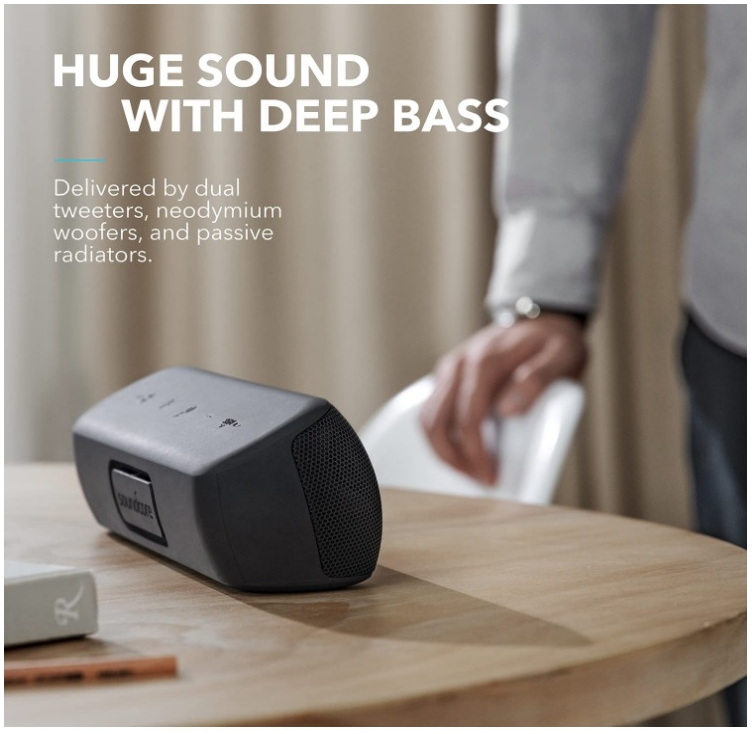 Колонка Anker Soundcore Motion+ (A3116011) Bluetooth Speaker with Hi-Res 30W Audio