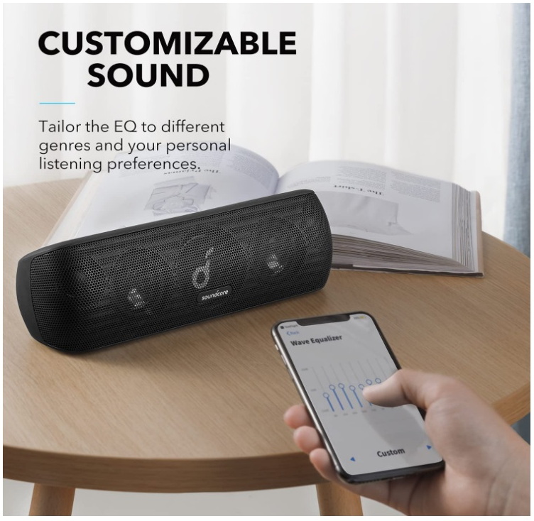 Колонка Anker Soundcore Motion+ (A3116011) Bluetooth Speaker with Hi-Res 30W Audio