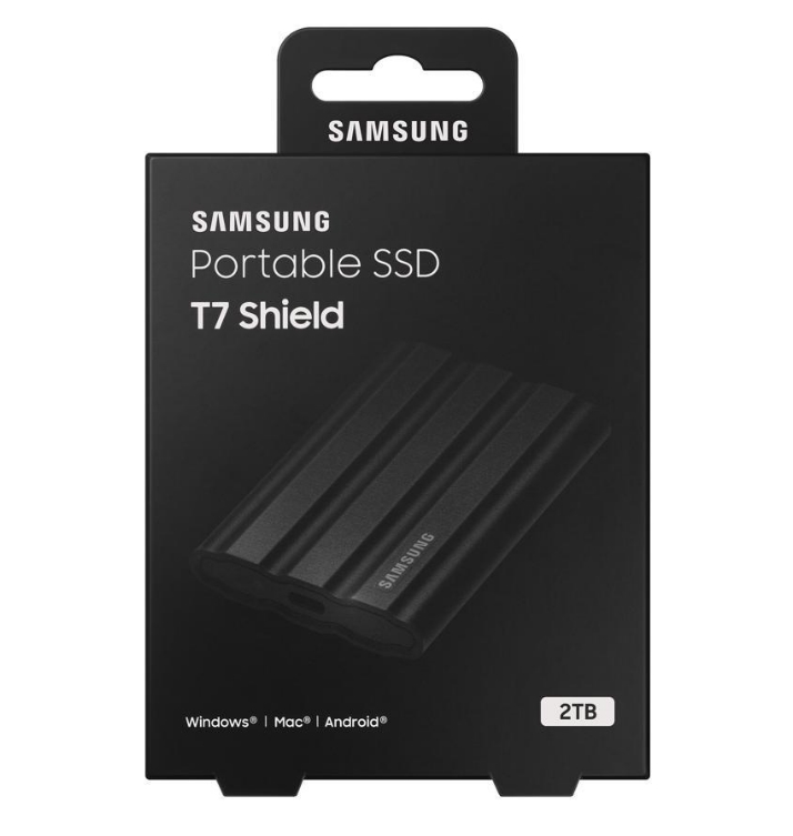 SSD накопичувач Samsung T7 Shield 2 TB BLACK (MU-PE2T0S)