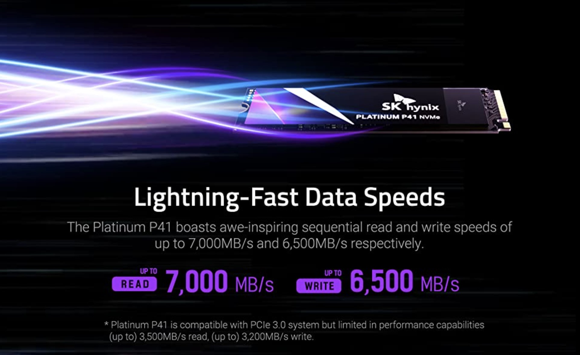 SSD накопичувач SK Hynix Platinum P41 1 TB M. 2 PCIe NVMe Gen4 (SHPP41-1000GM-2)