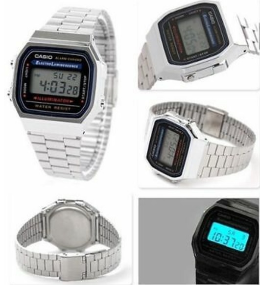 Чоловічий годинник Casio Standard Digital A168WA-1AV (A168WA-1YES)
