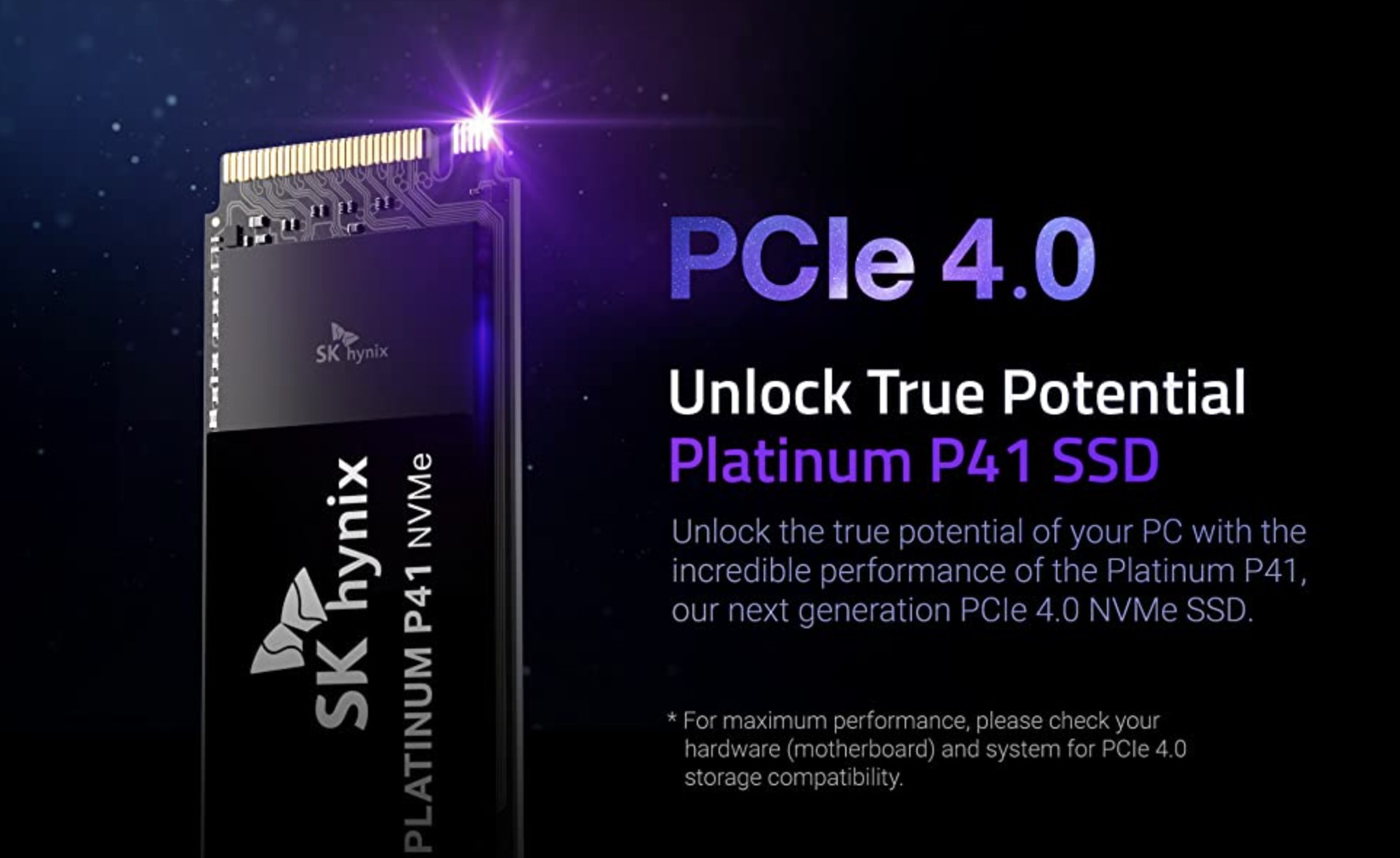 SSD накопичувач SK Hynix Platinum P41 1 TB M. 2 PCIe NVMe Gen4 (SHPP41-1000GM-2)