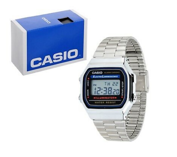 Чоловічий годинник Casio Standard Digital A168WA-1AV (A168WA-1YES)