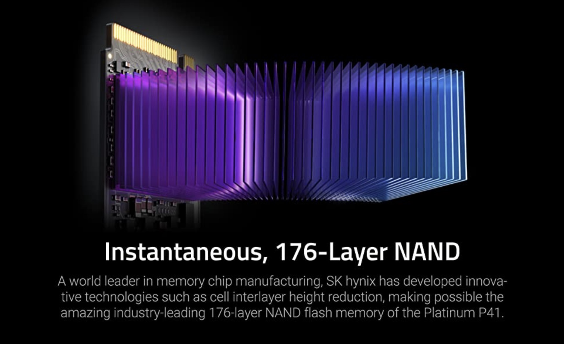 SSD накопичувач SK Hynix Platinum P41 1 TB M. 2 PCIe NVMe Gen4 (SHPP41-1000GM-2)