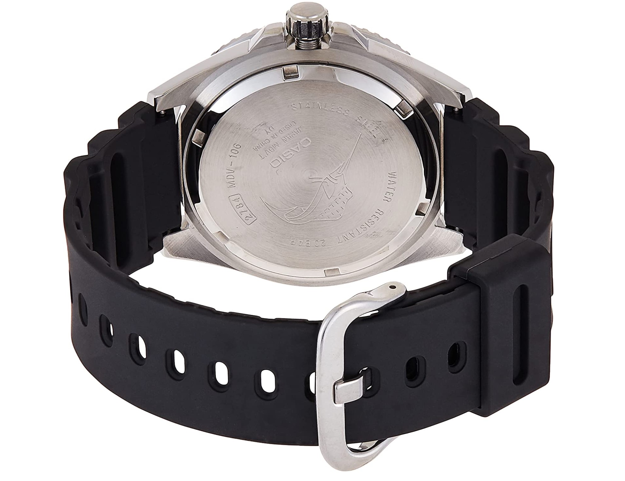 Чоловічий годинник Casio (MDV106-1AV, MDV-106-1AV) Duro, Diver's, Black