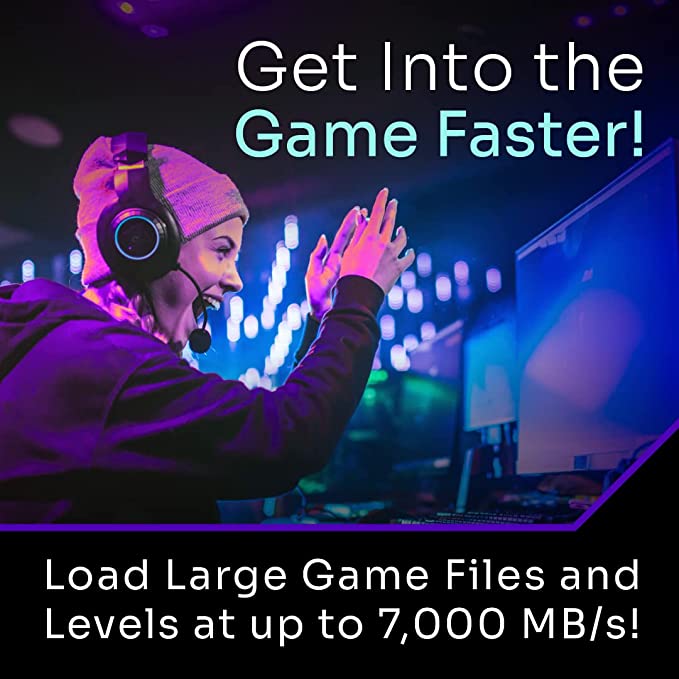 SSD накопичувач Solidigm P44 Pro Series 2TB (SSDPFKKW020X7X1), PCIe GEN 4 NVMe 4.0 x4 M.2 2280 3D NAND, (up to 7000/6500 MB/s), 1200 TBW, PS5 Compatibility