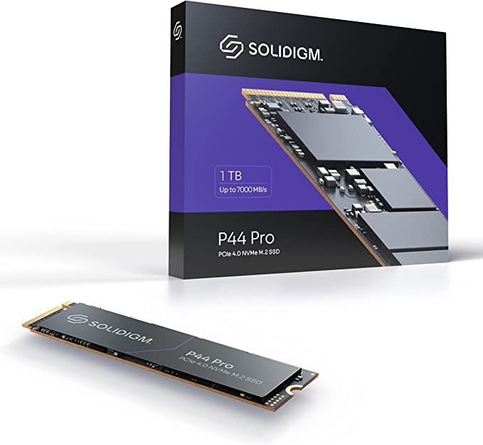 SSD накопичувач Solidigm P44 Pro Series 2TB (SSDPFKKW020X7X1), PCIe GEN 4 NVMe 4.0 x4 M.2 2280 3D NAND, (up to 7000/6500 MB/s), 1200 TBW, PS5 Compatibility