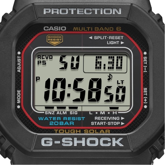 Чоловічий годинник Casio G-SHOCK The Origin (GW-M5610U-1ER, GW-M5610U-1CF) Tough Solar