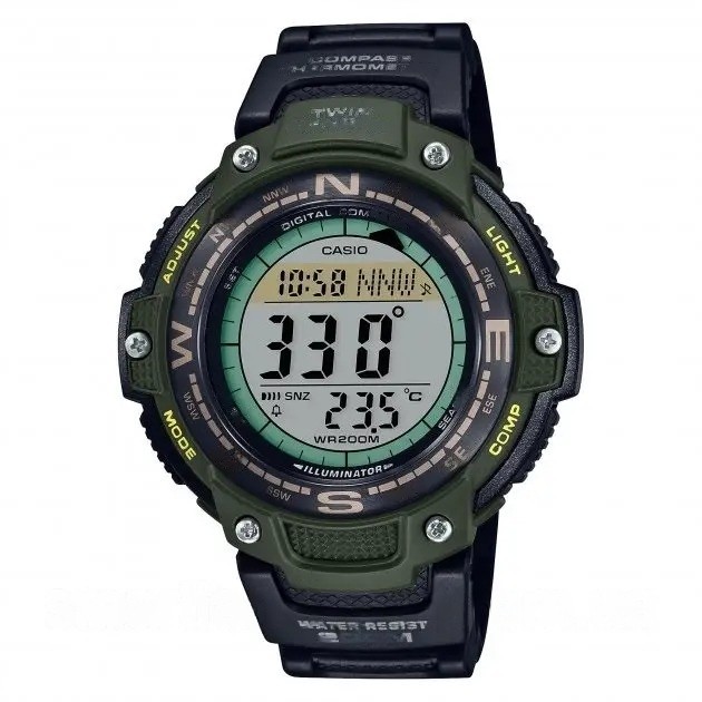 Чоловічий годинник Casio SGW-100-3AVCF (компас, термометр ,WR200M)