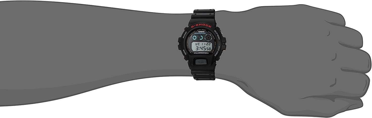 Чоловічий годинник Casio G-Shock DW-6900-1V (спортивний, водонепроникний, удароміцний)