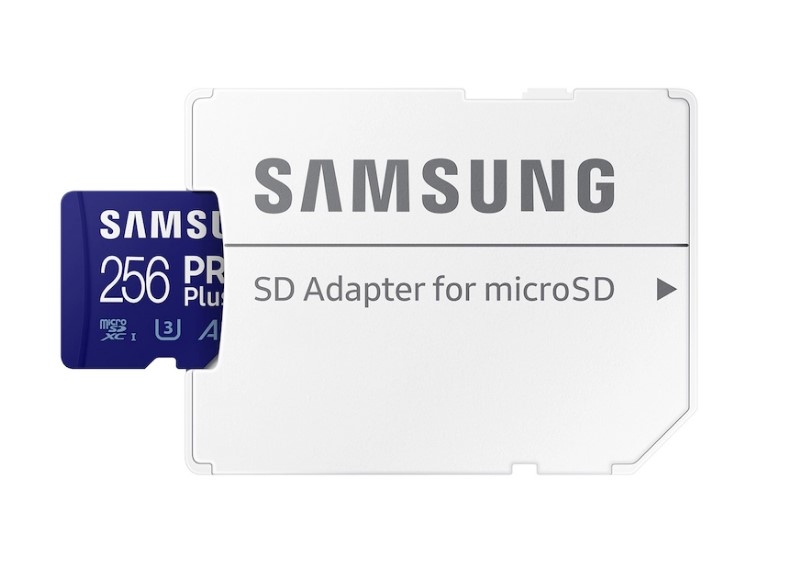 Карта пам'яті Samsung 256 GB microSDXC UHS-I C10, U3, V30, A2 PRO Plus (MB-MD256SA)