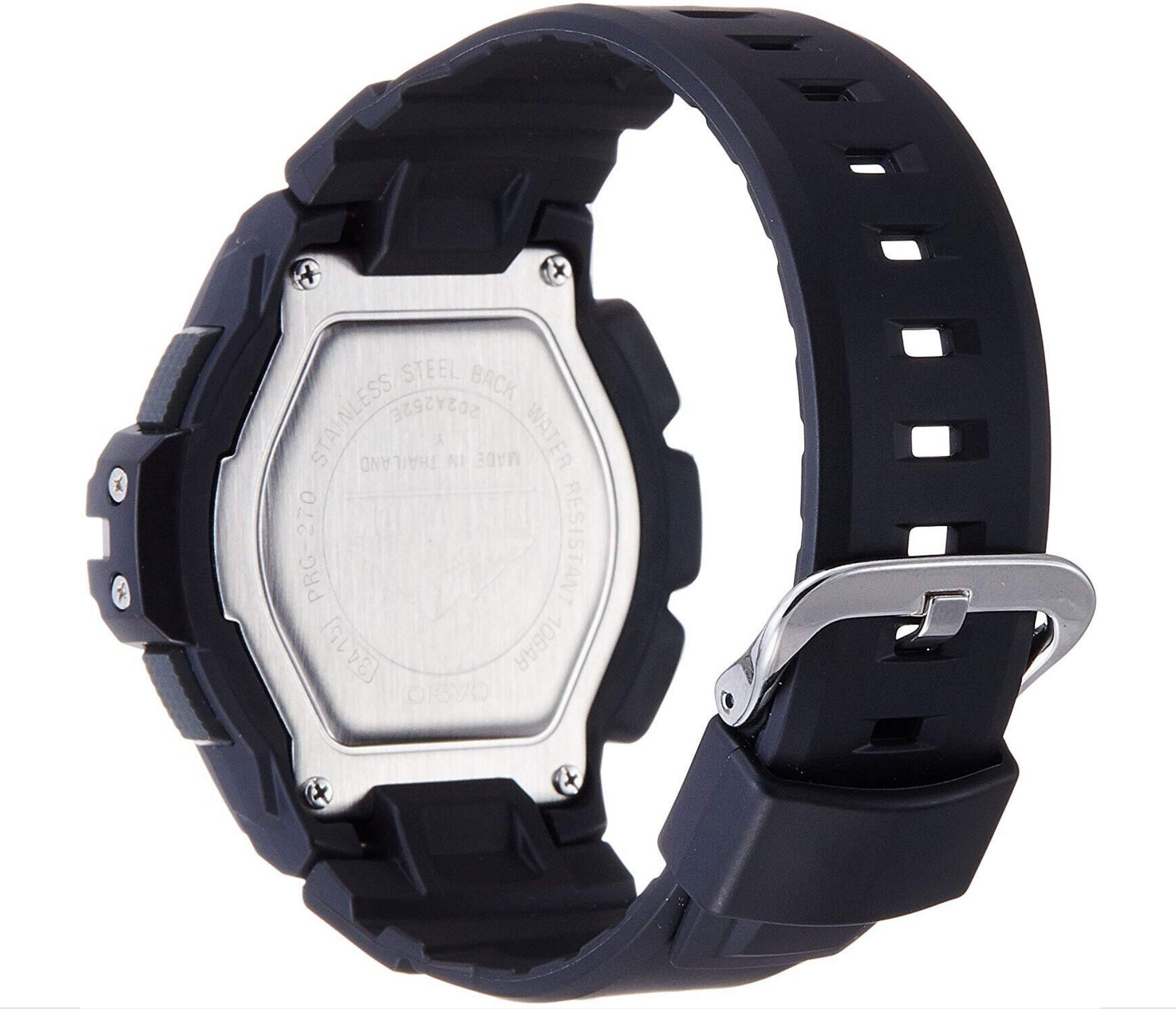 Чоловічий годинник Casio Pro Trek PRG-270-1CR (PRG-270-1ER) Tough Solar Triple Sensor, Чорний