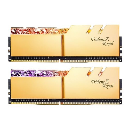 Оперативна пам'ять G.Skill 16 GB (2x8GB) DDR4 4000 MHz Trident Z Royal (F4-4000C17D-16GTRGB)