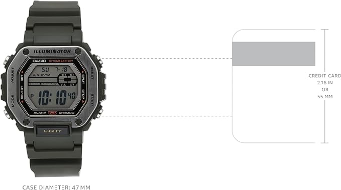 Годинник чоловічий Casio MWD-110H-3AVCF