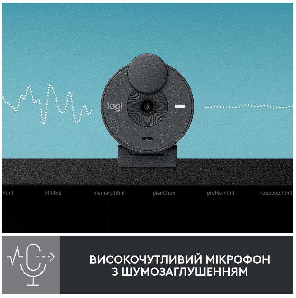 Веб-камера Logitech Brio 300 FHD Graphite (960-001436)