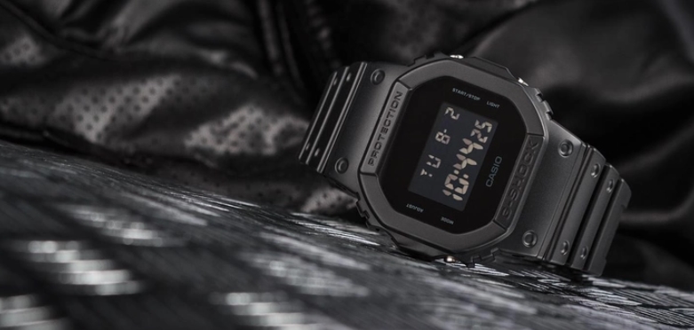 Чоловічий годинник Casio G-SHOCK (DW-5600BB-1, DW-5600BB-1ER) Чорний