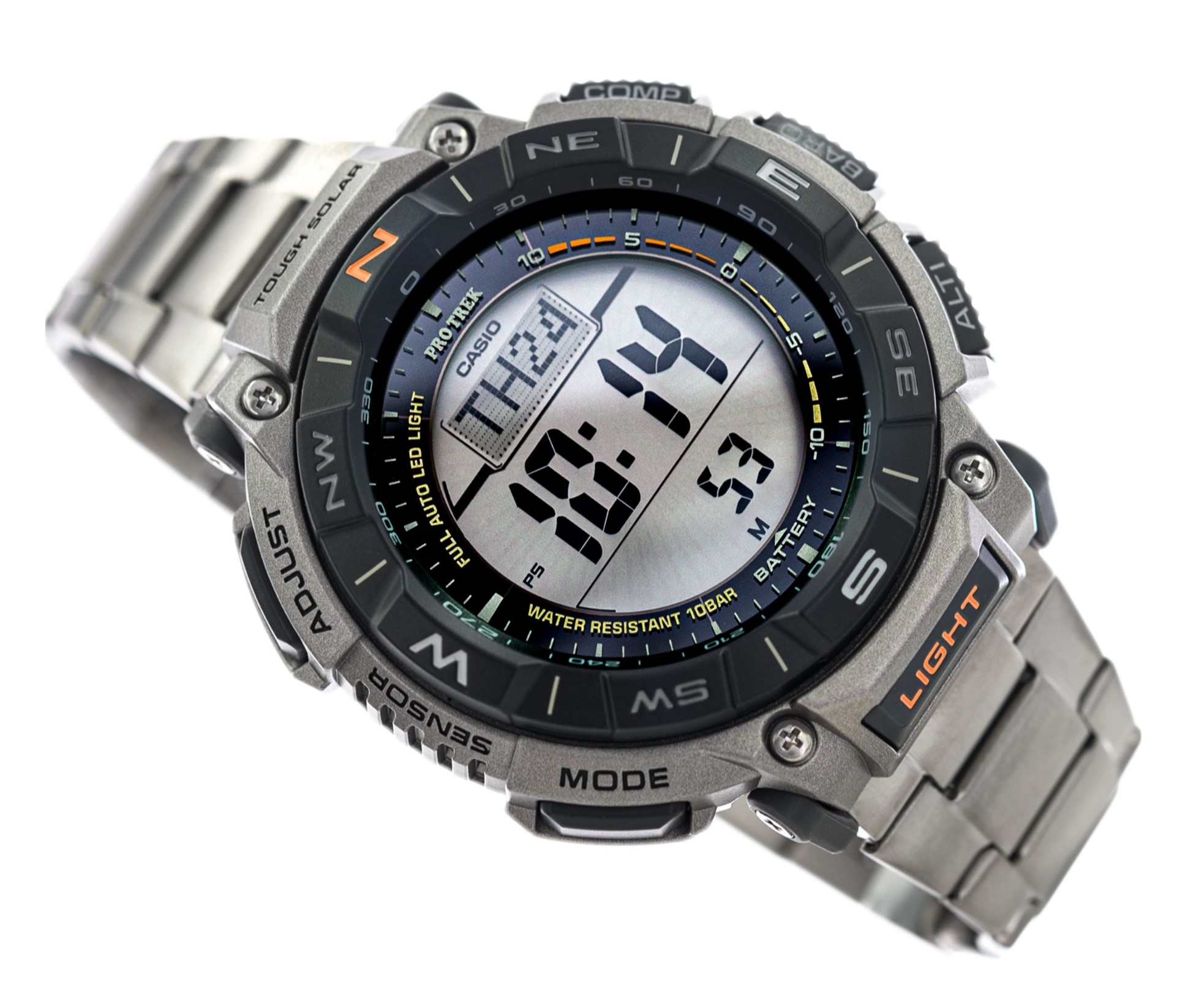 Чоловічий годинник Casio (PRG-340T-7ER, PRG-340T-7CR) Titanium ProTrek