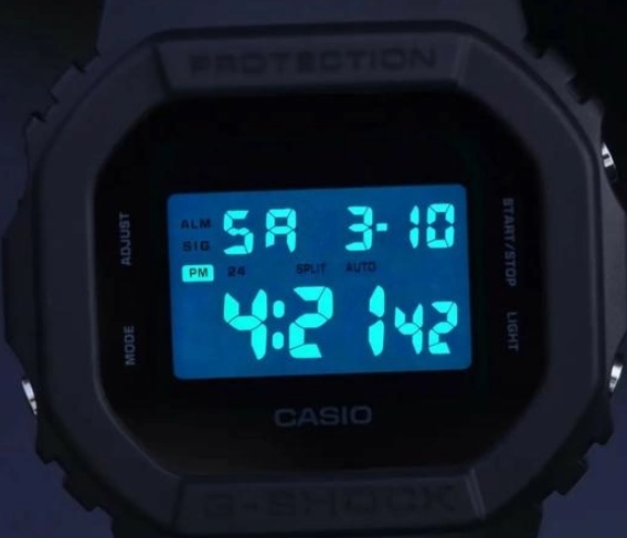 Чоловічий годинник Casio G-SHOCK (DW-5600BB-1, DW-5600BB-1ER) Чорний
