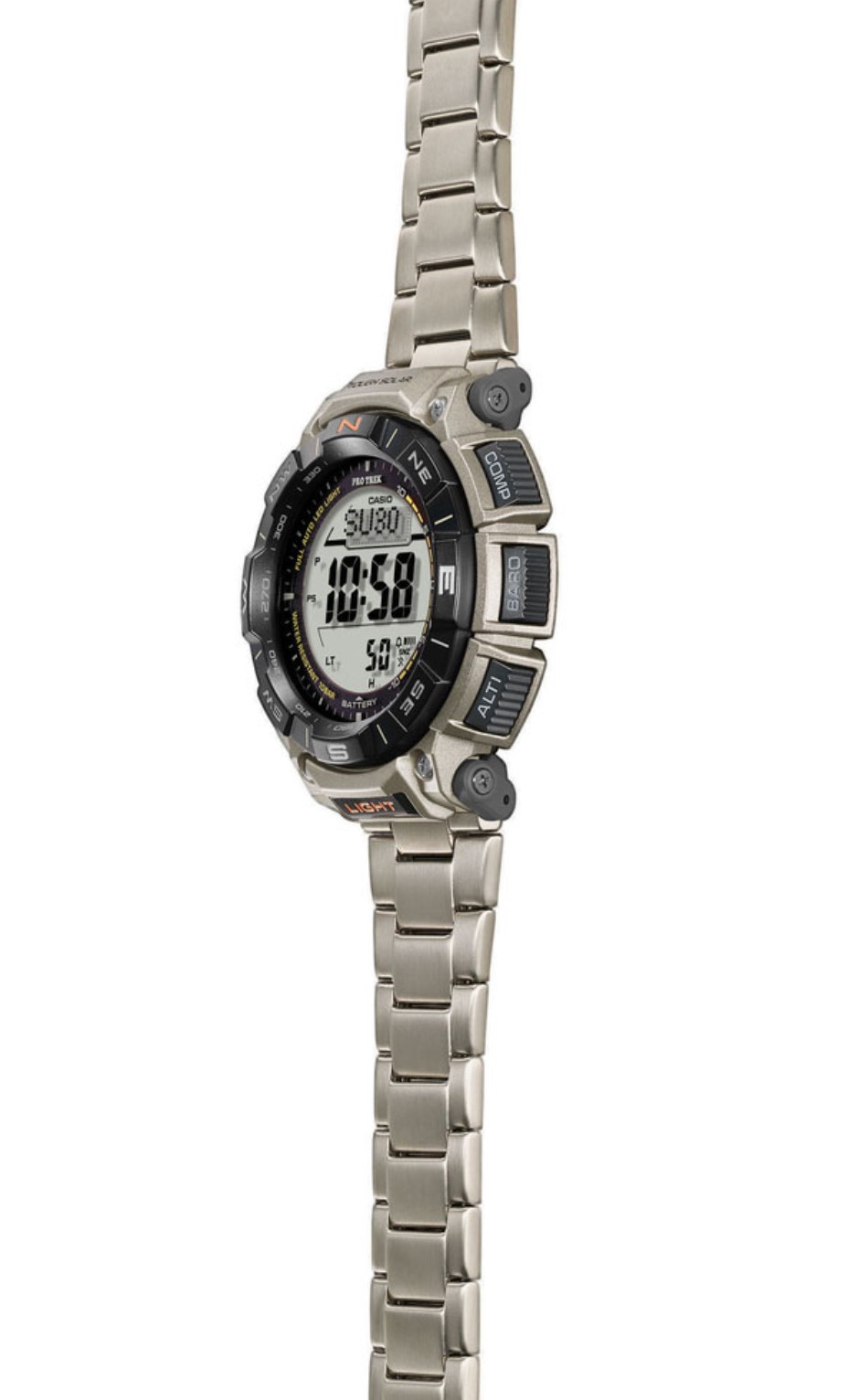 Чоловічий годинник Casio (PRG-340T-7ER, PRG-340T-7CR) Titanium ProTrek