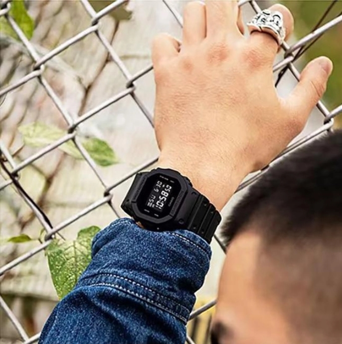 Чоловічий годинник Casio G-SHOCK (DW-5600BB-1, DW-5600BB-1ER) Чорний