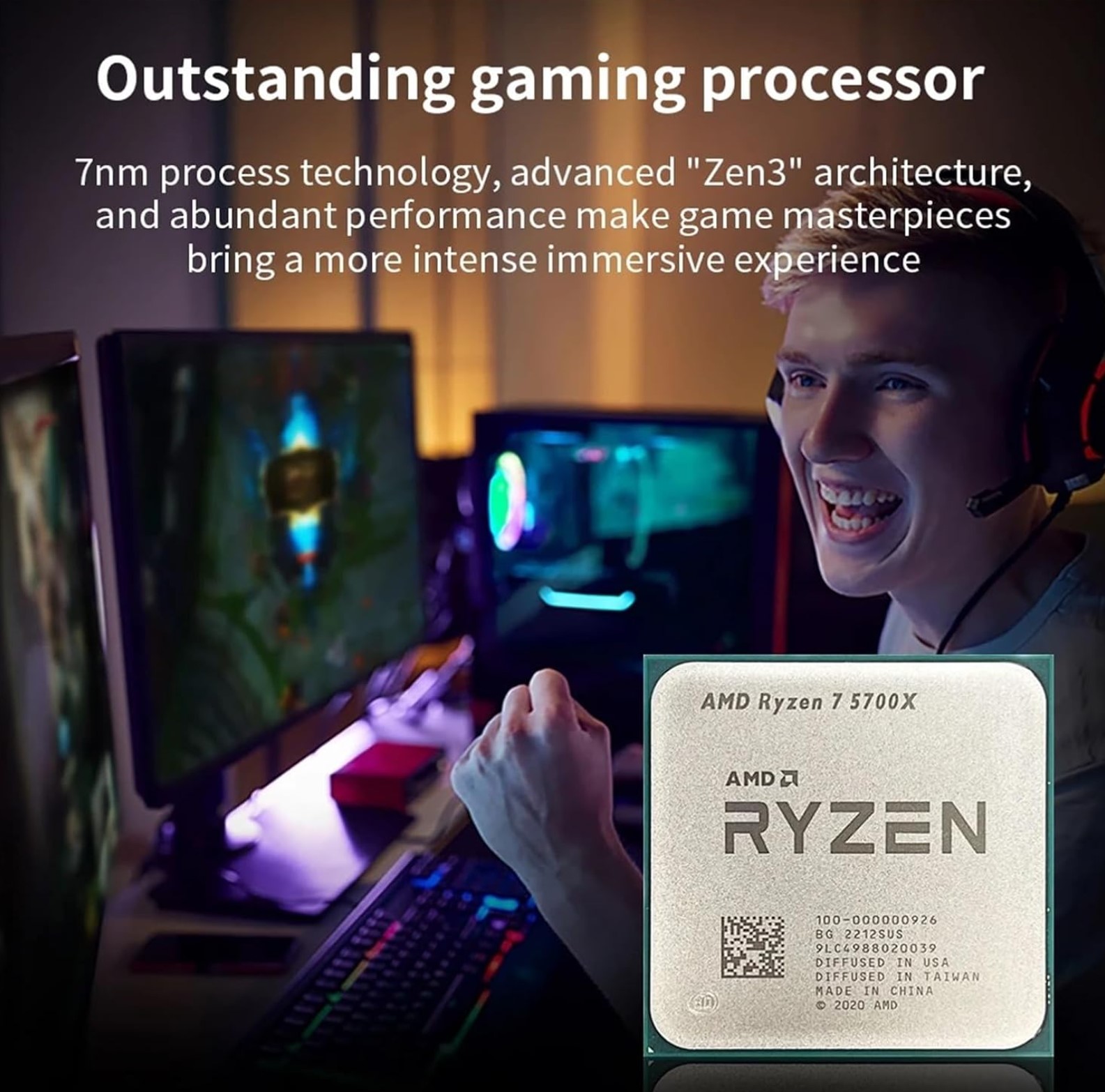 Процесор AMD Ryzen 7 5700X (100-000000926) Tray