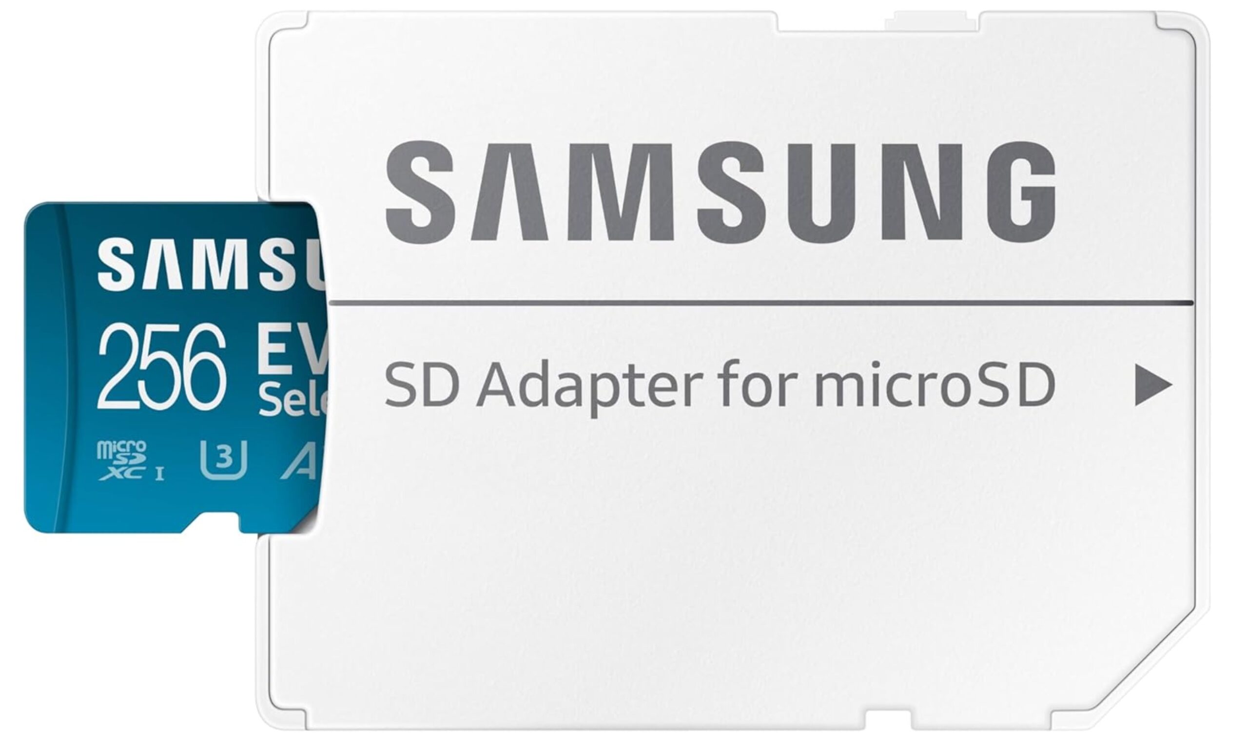 Карта пам'яті Samsung 256 GB microSDXC UHS-I U3 V30 A2 EVO Select 2024 + SD Adapter (MB-ME256SA/AM)