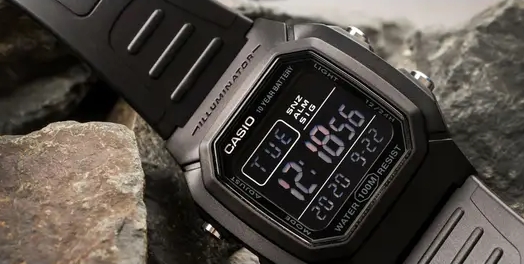 Чоловічий годинник Casio Standard Digital (W-800H-1BVEF, W-800h-1BVCF, W-800H-1BVES), батарейка - 10 років!