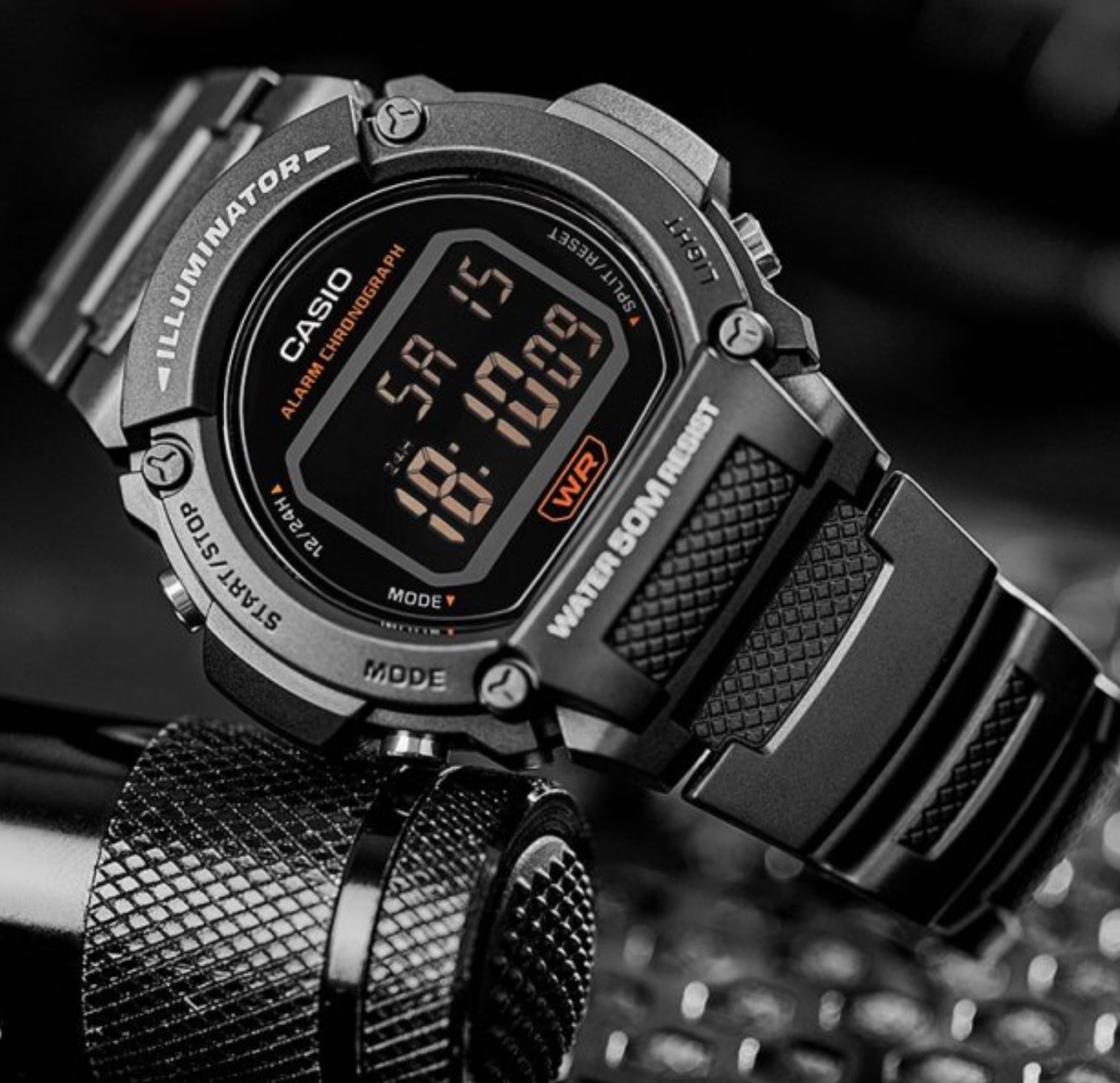 Чоловічий годинник Casio W-219H-8BVEF