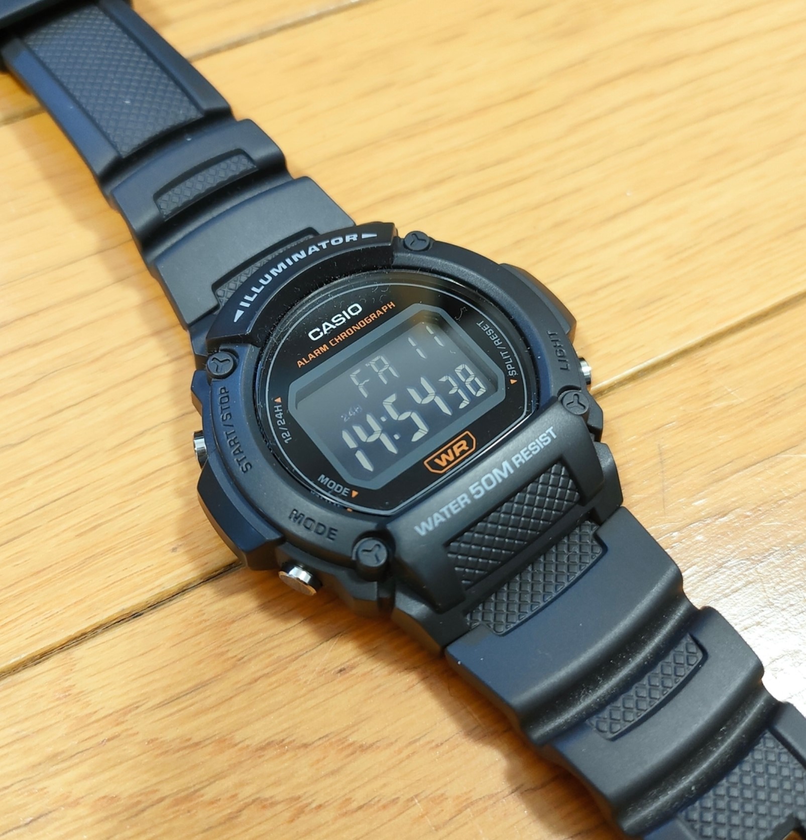 Чоловічий годинник Casio W-219H-8BVEF