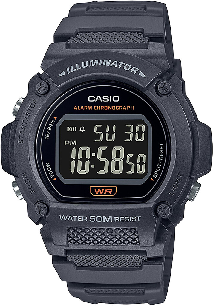 Чоловічий годинник Casio W-219H-8BVEF