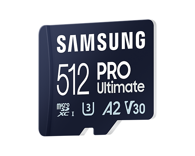 Карта пам'яті SAMSUNG 512GB PRO Ultimate microSD (MB-MY512SA) Новинка! Up to 200 MB/s, 4K UHD, UHS-I, Class 10, U3,V30, A2