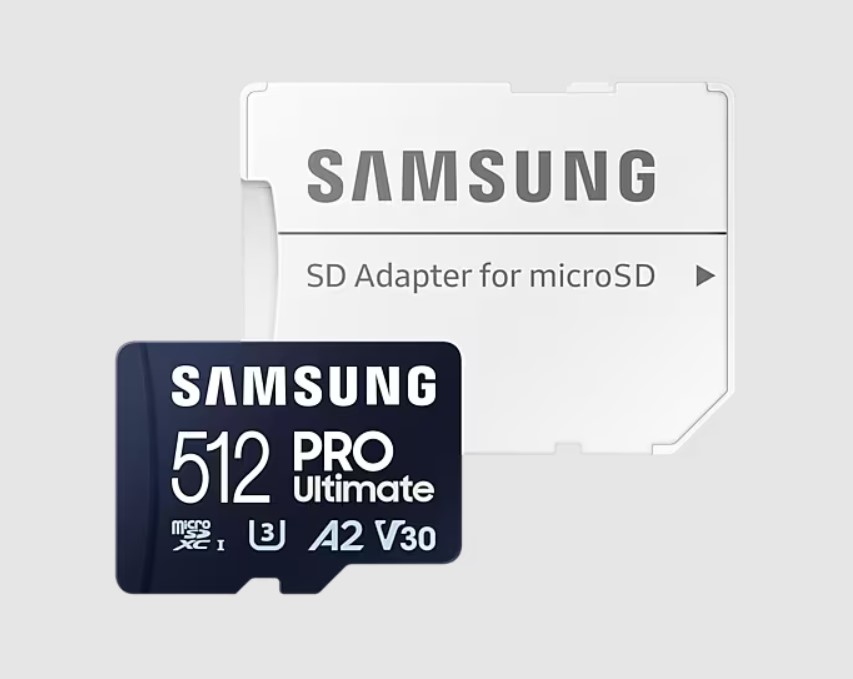 Карта пам'яті SAMSUNG 512GB PRO Ultimate microSD (MB-MY512SA) Новинка! Up to 200 MB/s, 4K UHD, UHS-I, Class 10, U3,V30, A2