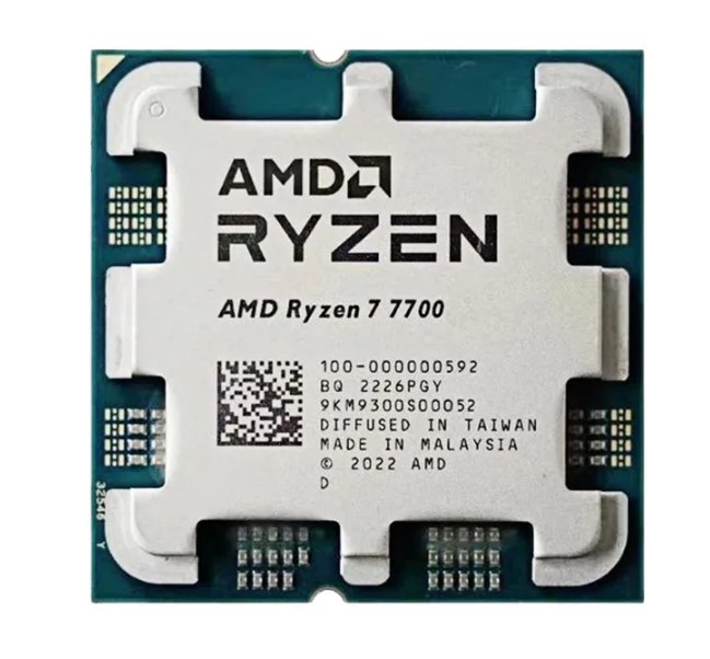 Процесор AMD Ryzen 7 7700 (100-000000592) sAM5 Tray, 3,8 (5,3 GHz Turbo), 32MB