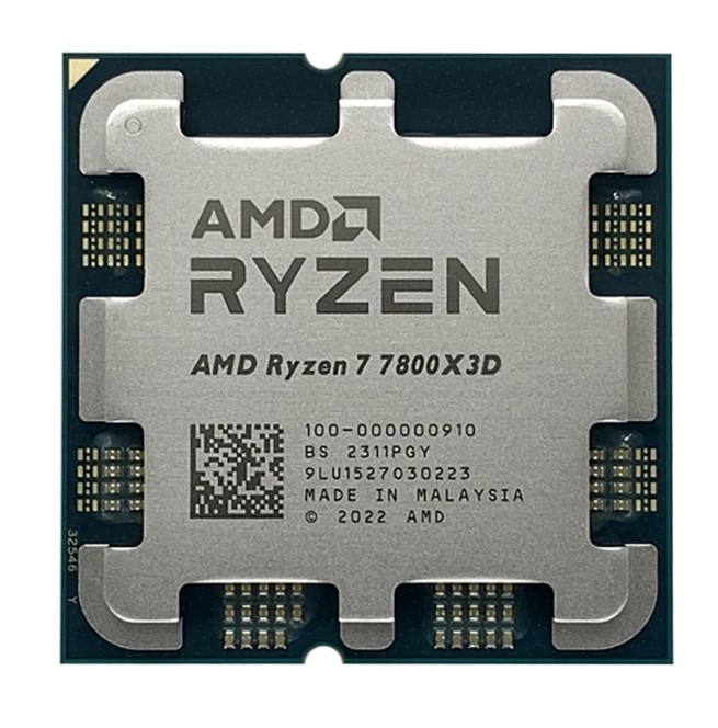 Процесор AMD Ryzen 7 7800X3D (100-000000910) sAM5 Tray, 4,2 (5,0 GHz Turbo), 96MB, Without Cooler