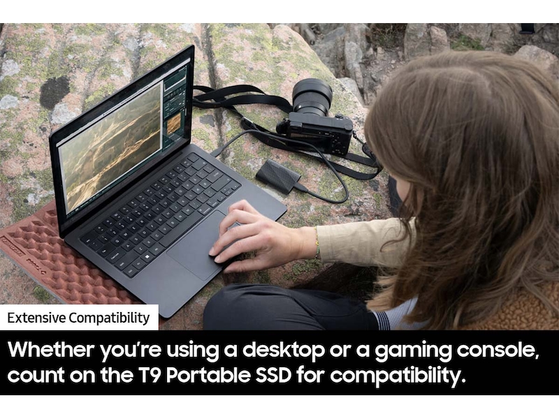 Відкрита коробка - SSD накопичувач Samsung T9 1 TB Black (MU-PG1T0B) - Open Box