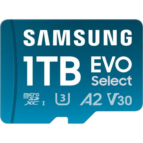 Карта пам'яті SAMSUNG EVO Select microSD Memory Card + Adapter, 1TB microSDXC (MB-ME1T0SA)