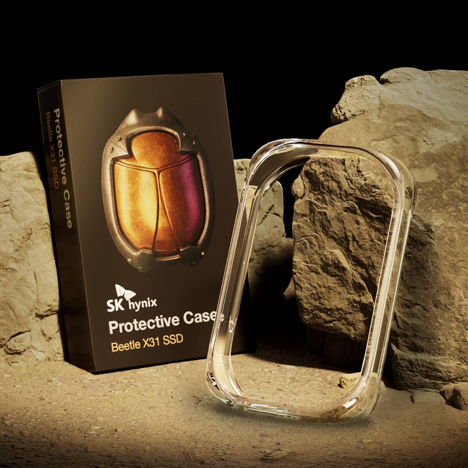 SSD накопичувач SK hynix Beetle X31 1TB Portable SSD with DRAM, (SKHPU3-001T) up to 1050MB/s, USB 3.2 Gen2, External Hard Drive Compatible with PC, Mac, Laptop, Xbox, PS5