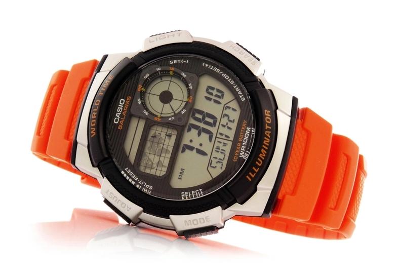 Чоловічий годинник Casio Collection Standard Digital AE-1000W-4B ( АЕ-1000W-4BVDF, АЕ-1000W-4BVCF )