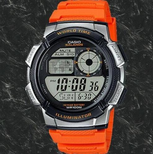 Чоловічий годинник Casio Collection Standard Digital AE-1000W-4B ( АЕ-1000W-4BVDF, АЕ-1000W-4BVCF )