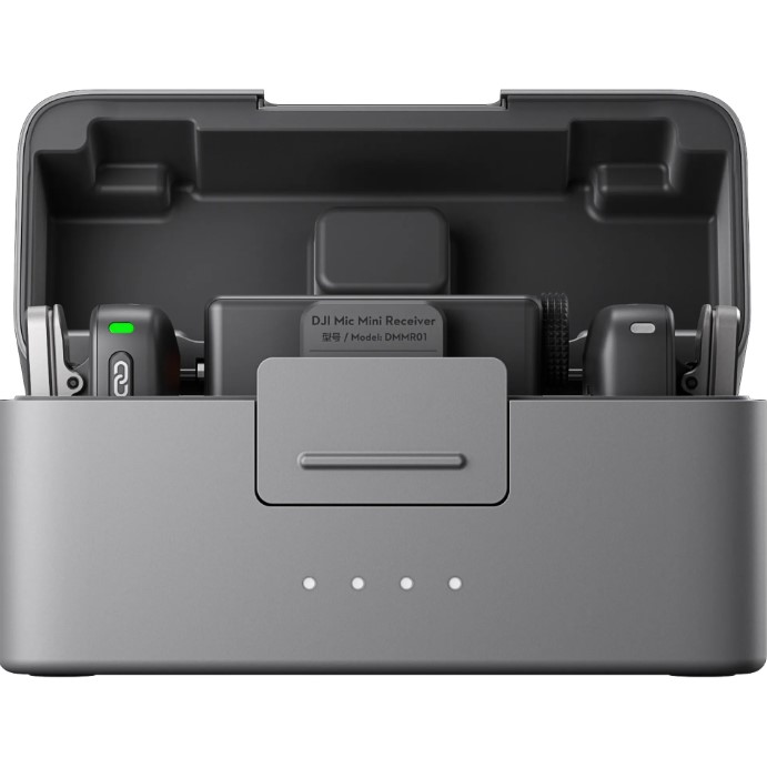 Мікрофонна радіосистема для смартфона DJI Mic Mini 2TX + 1RX + Charging Case (CP.RN.00000433.01), USB-C