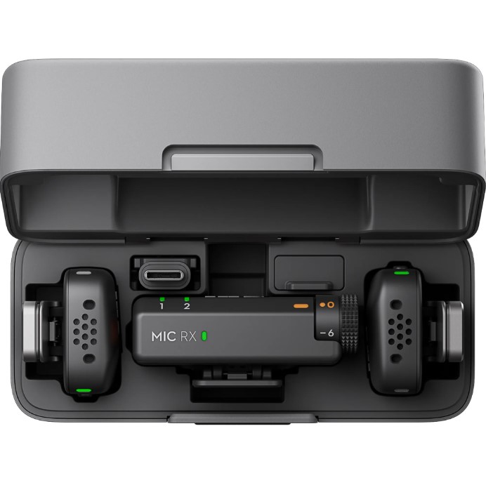 Мікрофонна радіосистема для смартфона DJI Mic Mini 2TX + 1RX + Charging Case (CP.RN.00000433.01), USB-C
