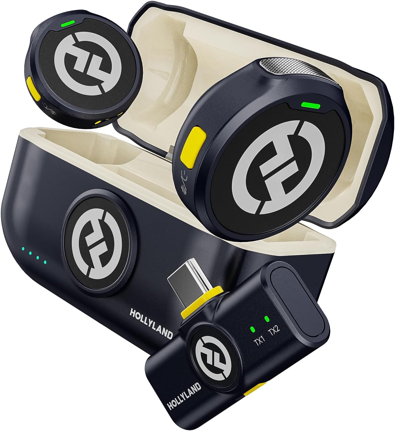 Мікрофонна радіосистема для смартфона Hollyland Lark M2 Duo with USB-C Plug