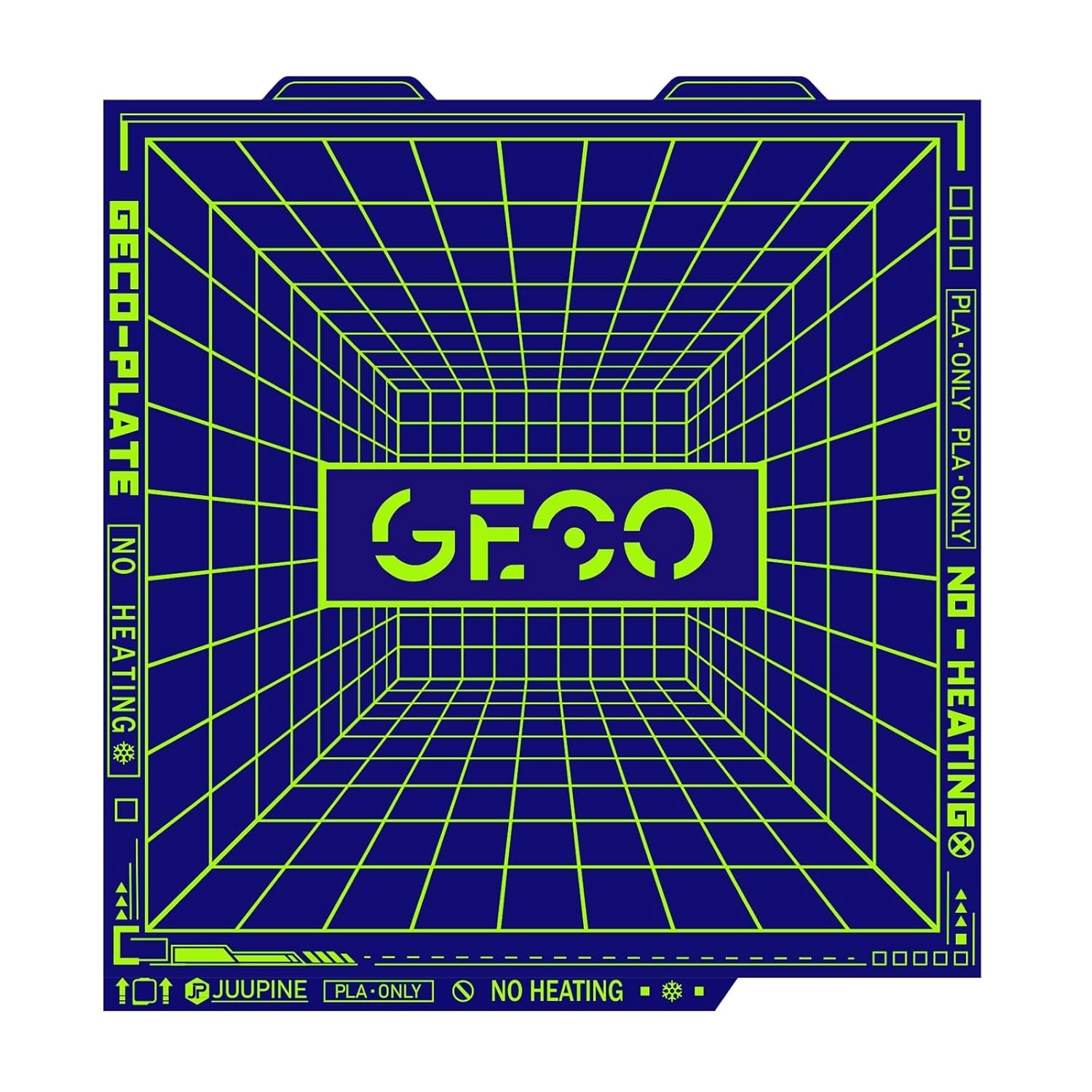 Пластина JUUPINE Geco PLA Plate For Bambulab A1 Mini, 180х180 мм