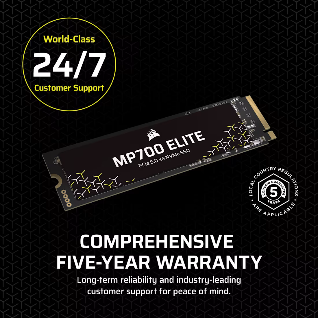 SSD накопичувач Corsair MP700 ELITE 2 TB (CSSD-F2000GBMP700ENH)